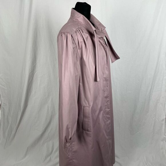 London Fog Lavender Trench Coat - Women’s 14 Regular - Picture 4 of 8